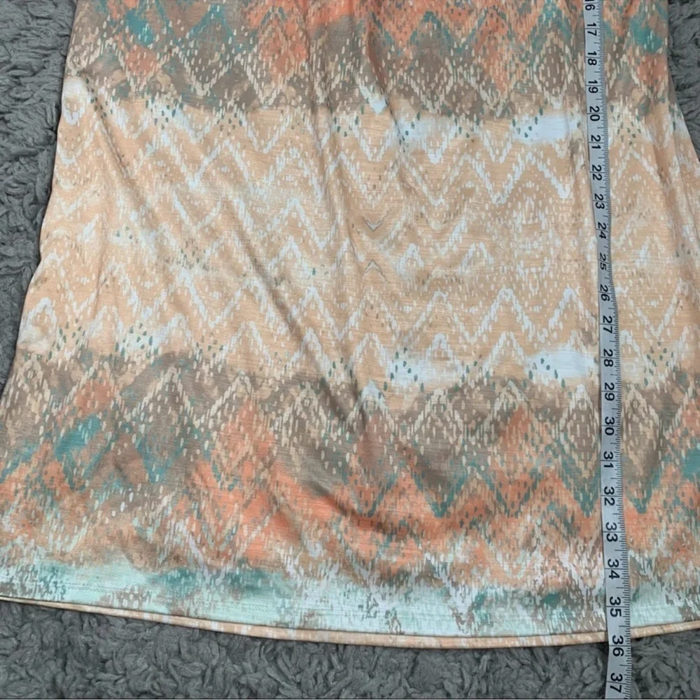 Ariat Bell Sleeve Southwestern Scoop Neck Shift Dress - Picture 11 of 12